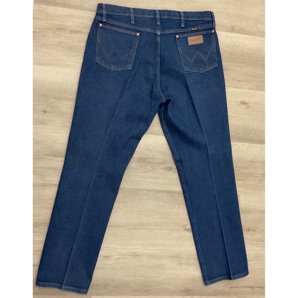 Wrangler Cowboy Cut Original Fit 13MWZPW Blue Denim Jeans Mens‎ 38x34 Indigo